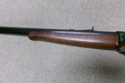 FANTASTIC CASE COLOR & BLUE WINCHESTER 1885 HIGHWALL IN .45-90 - Image 13 of 21