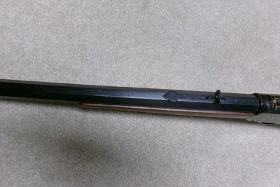 FANTASTIC CASE COLOR & BLUE WINCHESTER 1885 HIGHWALL IN .45-90 - Image 19 of 21
