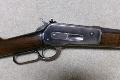 UNUSUAL 1886 SPECIAL ORDER EXTRA LIGHT .33 WCF WITH FULL MAGAZINE, SPECIAL SIGHTS - Image 3 of 21