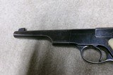 PRE-WAR “BULLSEYE” MATCH TARGET WOODSMAN, .22LR AUTO PISTOL, #MT8XXX, MADE 1940. - 10 of 17
