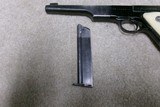PRE-WAR “BULLSEYE” MATCH TARGET WOODSMAN, .22LR AUTO PISTOL, #MT8XXX, MADE 1940. - 14 of 17