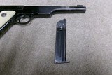 PRE-WAR “BULLSEYE” MATCH TARGET WOODSMAN, .22LR AUTO PISTOL, #MT8XXX, MADE 1940. - 15 of 17
