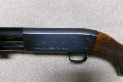 EXTREMELY RARE FANCY WALNUT ITHACA M- 37 FEATHERLIGHT 12 GA. SKEET GUN, 26” IMP. CYL - Image 4 of 21