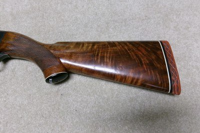 EXTREMELY RARE FANCY WALNUT ITHACA M- 37 FEATHERLIGHT 12 GA. SKEET GUN, 26” IMP. CYL - Image 11 of 21