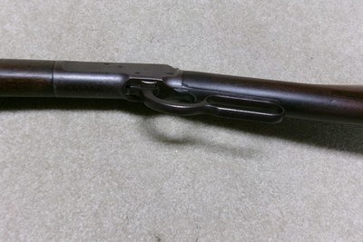 UNCLEANED, ATTIC CONDITION 1892 .44-40 OCTAGON RIFLE, #271XXX, MADE 1904 - Image 6 of 20