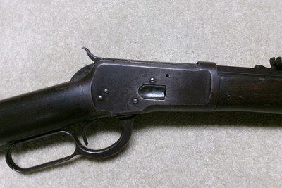  UNCLEANED, ATTIC CONDITION 1892 .44-40 OCTAGON RIFLE, #271XXX, MADE 1904 - Image 3 of 20