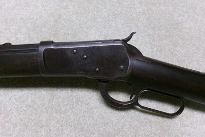  UNCLEANED, ATTIC CONDITION 1892 .44-40 OCTAGON RIFLE, #271XXX, MADE 1904 - Image 4 of 20