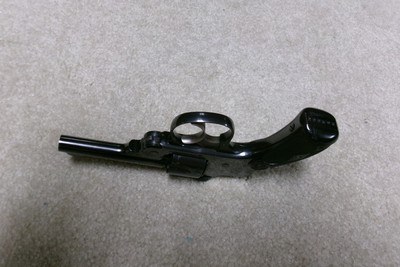 LIKE NEW, ONE OF THE LAST MADE, DEPRESSION ERA BLUE FINISH S&W .32 SAFETY HAMMERLESS - Image 4 of 6