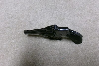 LIKE NEW, ONE OF THE LAST MADE, DEPRESSION ERA BLUE FINISH S&W .32 SAFETY HAMMERLESS - Image 3 of 6
