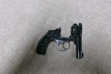 LIKE NEW, ONE OF THE LAST MADE, DEPRESSION ERA BLUE FINISH S&W .32 SAFETY HAMMERLESS - Image 5 of 6