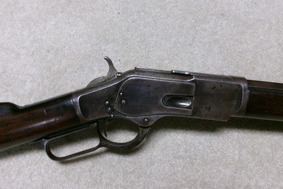SPECIAL ORDER 1873 2nd Mod. .44-40, EXTRA LONG 26” OCT.,SET TRIGGER, #59XXX, MADE 1880 - Image 3 of 20
