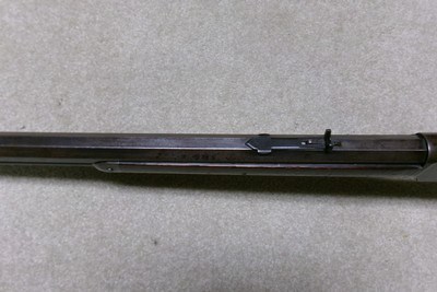 SPECIAL ORDER 1873 2nd Mod. .44-40, EXTRA LONG 26” OCT.,SET TRIGGER, #59XXX, MADE 1880 - Image 18 of 20