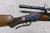GORGEOUS CUSTOM WINCHESTER LOWALL OFFHAND/SCHEUTZEN, .22LR, UNERTL 10X SCOPE. - Image 3 of 21