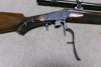 GORGEOUS CUSTOM WINCHESTER LOWALL OFFHAND/SCHEUTZEN, .22LR, UNERTL 10X SCOPE. - Image 21 of 21