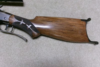 GORGEOUS CUSTOM WINCHESTER LOWALL OFFHAND/SCHEUTZEN, .22LR, UNERTL 10X SCOPE. - Image 11 of 21