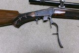 GORGEOUS CUSTOM WINCHESTER LOWALL OFFHAND/SCHEUTZEN, .22LR, UNERTL 10X SCOPE. - Image 21 of 21