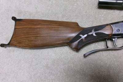 GORGEOUS CUSTOM WINCHESTER LOWALL OFFHAND/SCHEUTZEN, .22LR, UNERTL 10X SCOPE. - Image 7 of 21