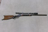 GORGEOUS CUSTOM WINCHESTER LOWALL OFFHAND/SCHEUTZEN, .22LR, UNERTL 10X SCOPE. - Image 1 of 21