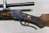 GORGEOUS CUSTOM WINCHESTER LOWALL OFFHAND/SCHEUTZEN, .22LR, UNERTL 10X SCOPE. - Image 4 of 21