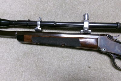 GORGEOUS CUSTOM WINCHESTER LOWALL OFFHAND/SCHEUTZEN, .22LR, UNERTL 10X SCOPE. - Image 12 of 21