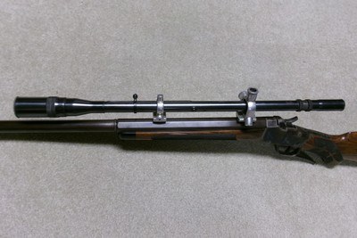 GORGEOUS CUSTOM WINCHESTER LOWALL OFFHAND/SCHEUTZEN, .22LR, UNERTL 10X SCOPE. - Image 18 of 21