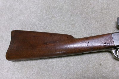 WHITNEY-REMINGTON STYLE ROLLING BLOCK CARBINE, .45-70, WITH CLEAR “ESA” CARTOUCHE - Image 9 of 22