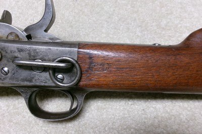 WHITNEY-REMINGTON STYLE ROLLING BLOCK CARBINE, .45-70, WITH CLEAR “ESA” CARTOUCHE - Image 4 of 22