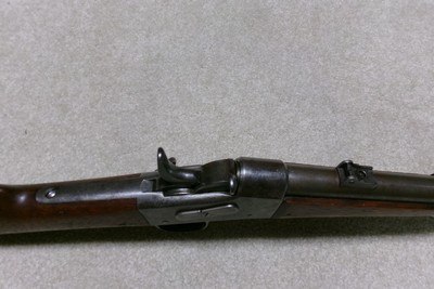 WHITNEY-REMINGTON STYLE ROLLING BLOCK CARBINE, .45-70, WITH CLEAR “ESA” CARTOUCHE - Image 6 of 22