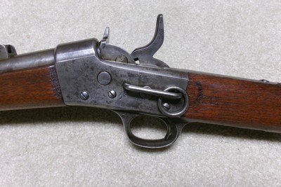 WHITNEY-REMINGTON STYLE ROLLING BLOCK CARBINE, .45-70, WITH CLEAR “ESA” CARTOUCHE - Image 3 of 22