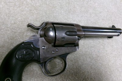 EXCEPTIONALLY RARE PRE-1899 ANTIQUE BISLEY IN SCARCE .38 COLT CALIBER, 5 1/2”, LETTER - Image 12 of 16