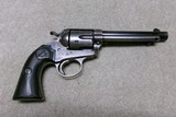 EXCEPTIONALLY RARE PRE-1899 ANTIQUE BISLEY IN SCARCE .38 COLT CALIBER, 5 1/2”, LETTER - Image 1 of 16