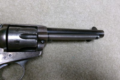EXCEPTIONALLY RARE PRE-1899 ANTIQUE BISLEY IN SCARCE .38 COLT CALIBER, 5 1/2”, LETTER - Image 13 of 16
