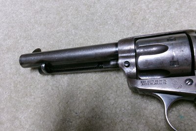 EXCEPTIONALLY RARE PRE-1899 ANTIQUE BISLEY IN SCARCE .38 COLT CALIBER, 5 1/2”, LETTER - Image 9 of 16