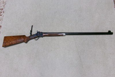 MASSIVE 15 1/2 LB FANCY CUSTOM C. SHARPS, BIG TIMBER, MT 1874 LONG RANGE .45-90 - Image 1 of 22