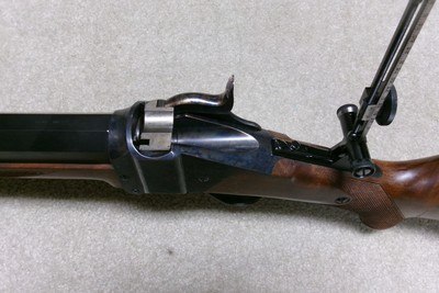 MASSIVE 15 1/2 LB FANCY CUSTOM C. SHARPS, BIG TIMBER, MT 1874 LONG RANGE .45-90 - Image 5 of 22