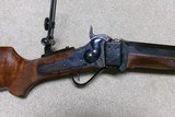 MASSIVE 15 1/2 LB FANCY CUSTOM C. SHARPS, BIG TIMBER, MT 1874 LONG RANGE .45-90 - Image 3 of 22