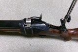 MASSIVE 15 1/2 LB FANCY CUSTOM C. SHARPS, BIG TIMBER, MT 1874 LONG RANGE .45-90 - Image 5 of 22