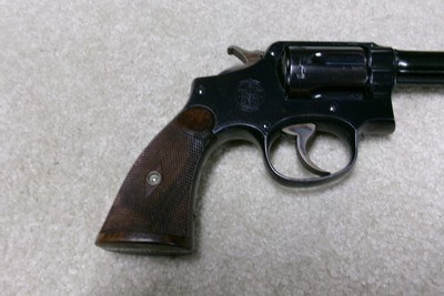 EARLY MODEL 1905 1st CHANGE M & P, WITH BOX, TARGETS ETC., #122XXX, ONLY MADE 1906-1909 - Image 12 of 17