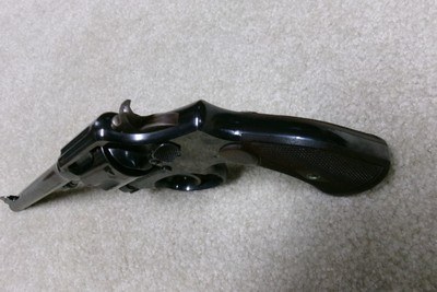 EARLY MODEL 1905 1st CHANGE M & P, WITH BOX, TARGETS ETC., #122XXX, ONLY MADE 1906-1909 - Image 6 of 17