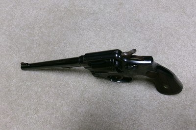 EARLY MODEL 1905 1st CHANGE M & P, WITH BOX, TARGETS ETC., #122XXX, ONLY MADE 1906-1909 - Image 4 of 17