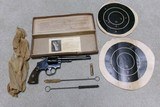 EARLY MODEL 1905 1st CHANGE M & P, WITH BOX, TARGETS ETC., #122XXX, ONLY MADE 1906-1909 - Image 1 of 17