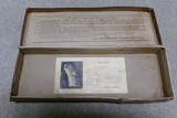 EARLY MODEL 1905 1st CHANGE M & P, WITH BOX, TARGETS ETC., #122XXX, ONLY MADE 1906-1909 - Image 14 of 17