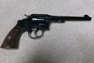 EARLY MODEL 1905 1st CHANGE M & P, WITH BOX, TARGETS ETC., #122XXX, ONLY MADE 1906-1909 - Image 3 of 17