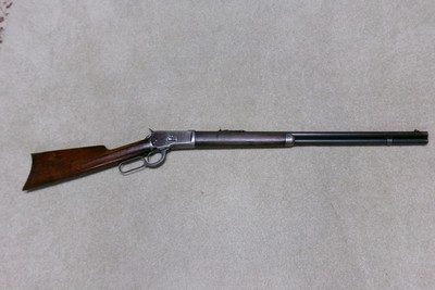 1892 .38-40 ROUND BARREL RIFLE, #402XXX, MADE 1907 - Image 1 of 20