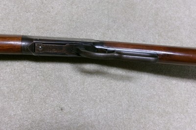 SPECIAL ORDER 1894 .38-55 RIFLE, ROUND BARREL, HALF-MAGAZINE, #397XXX, MADE 1908 - Image 7 of 21