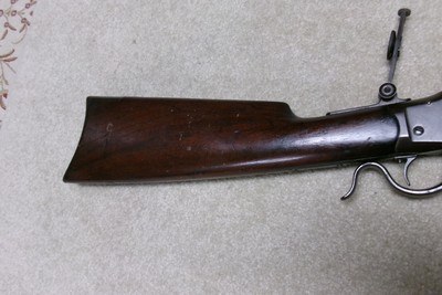 1885 HIGHWALL .38-55, OCTAGON RIFLE, #49XXX, MADE 1891 - Image 9 of 22