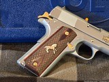 Colt TALO TEXAS Longhorn 1911 High Polish O1911C-SS-CLH 45ACP SS Gold 5