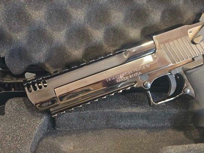 Magnum Research DESERT EAGLE .50AE BLACK NICKEL LIMITED PRODUCTION NEW RARE DE50ABKN 6