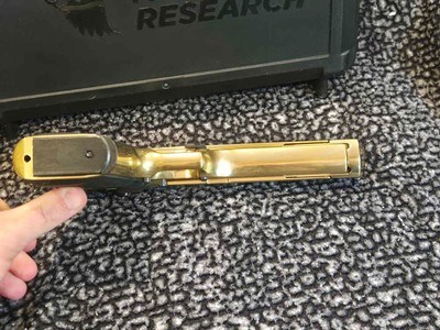 MAGNUM RESEARCH Desert Eagle 50 AE Zirconium Nitride GOLD DE50ZNBK NEW RARE - Image 7 of 9