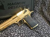 MAGNUM RESEARCH Desert Eagle 50 AE Zirconium Nitride GOLD DE50ZNBK NEW RARE - Image 2 of 9